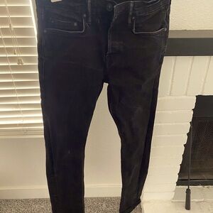 All Saints Jet Black Denim